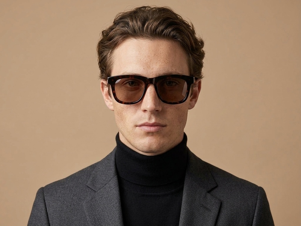 BS2607-0409_Tortoiseshell_Rectangular_Acetate_sunglasses-tryon_male