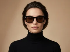 BS2607-0420_Black_Rectangular_Acetate_sunglasses-tryon_female