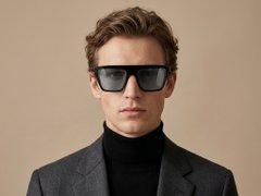 BS2607-0424_Black_Rectangular_Acetate_sunglasses-tryon_male