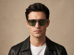 BS2607-0425_Grey_Rectangular_Acetate_sunglasses-tryon_male