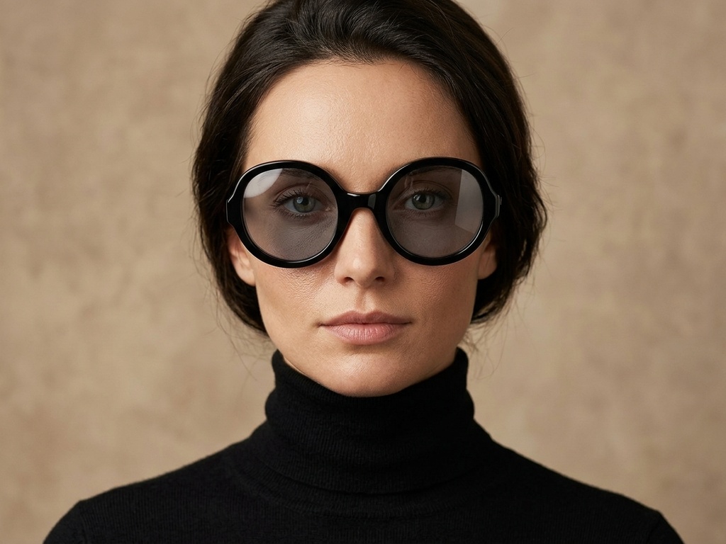 BS2607-0431_Black_Oval_Acetate_sunglasses-tryon_female