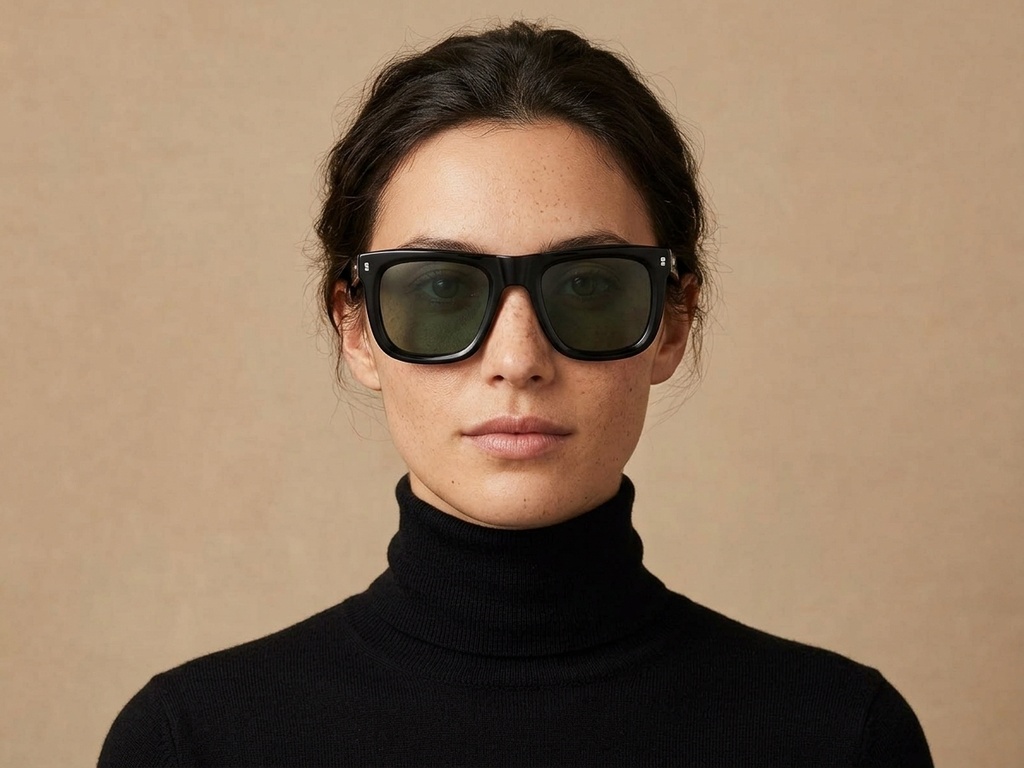 BS2607-0434_Black_Rectangular_Acetate_sunglasses-tryon_female