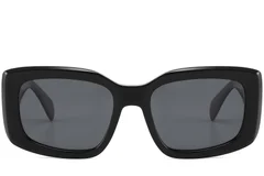 BS2607-0440_Black_Rectangular_Acetate_sunglasses_front