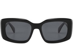 BS2607-0440_Black_Rectangular_Acetate_sunglasses_front