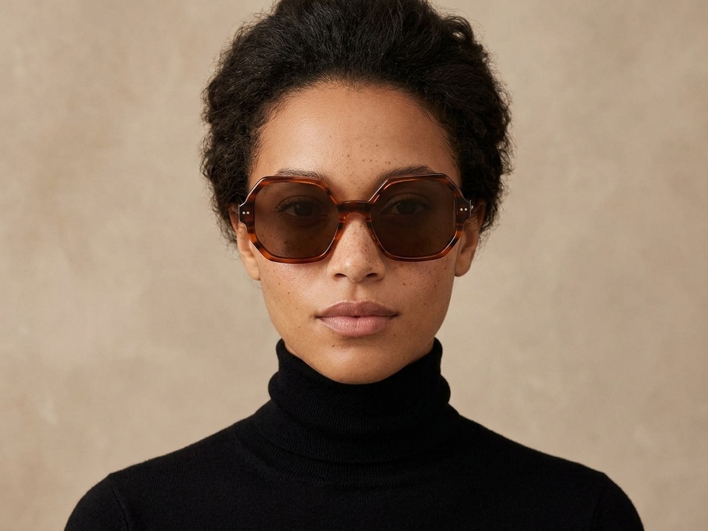 BS2607-0444_Tortoiseshell_Geometric_Acetate_sunglasses-tryon_female