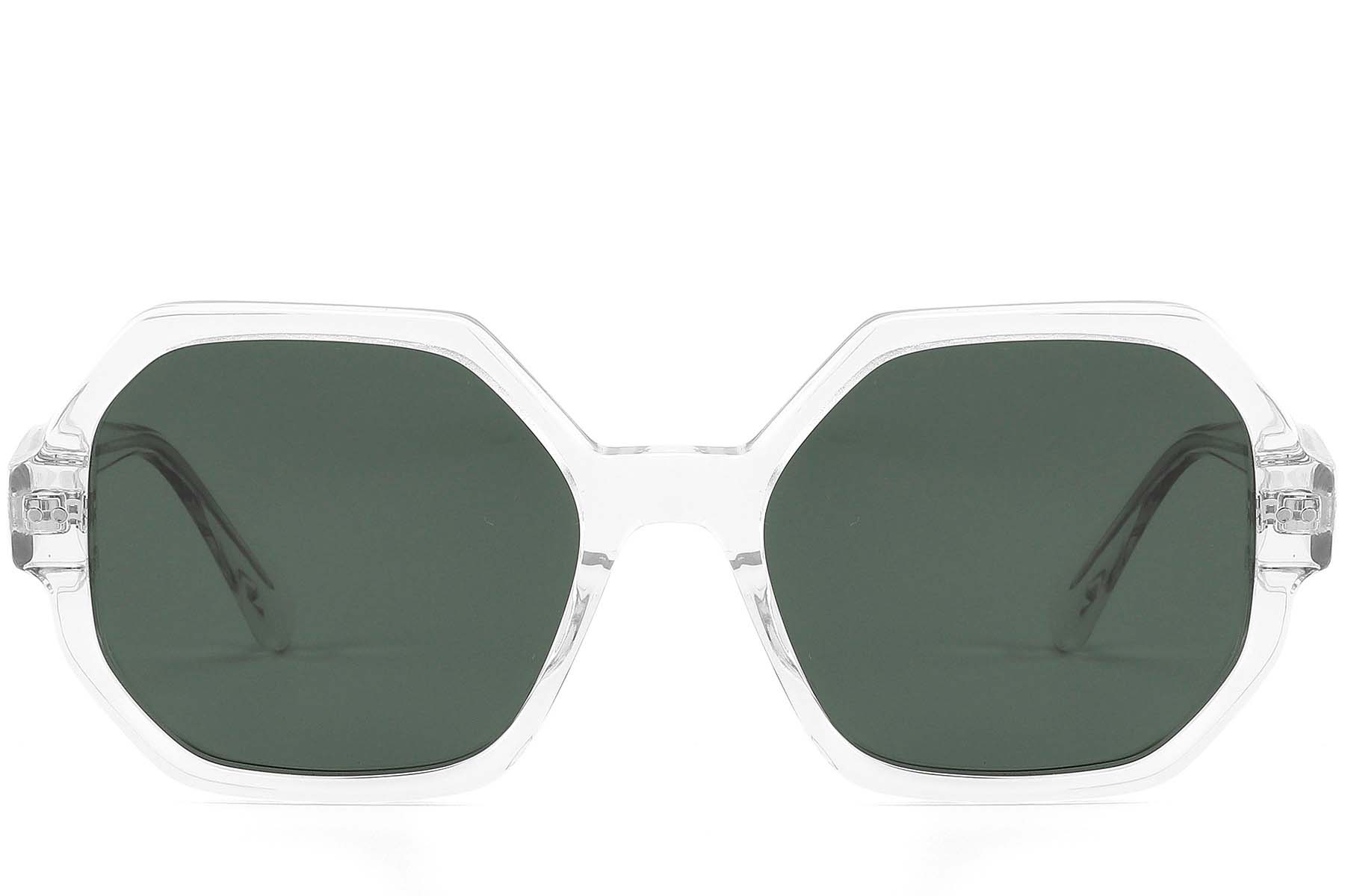 BS2607-0446_Transparent_Geometric_Acetate_sunglasses_front