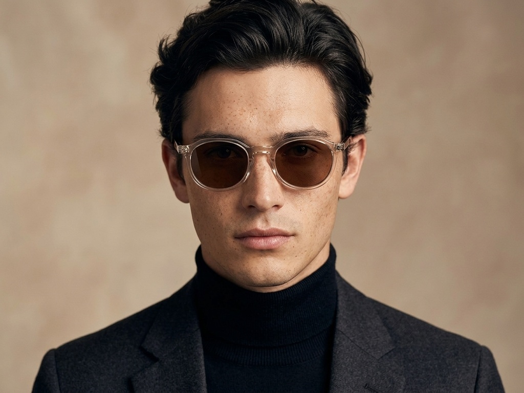 BS2607-0447_Grey_Oval_Acetate_glasses_corner-tryon_male