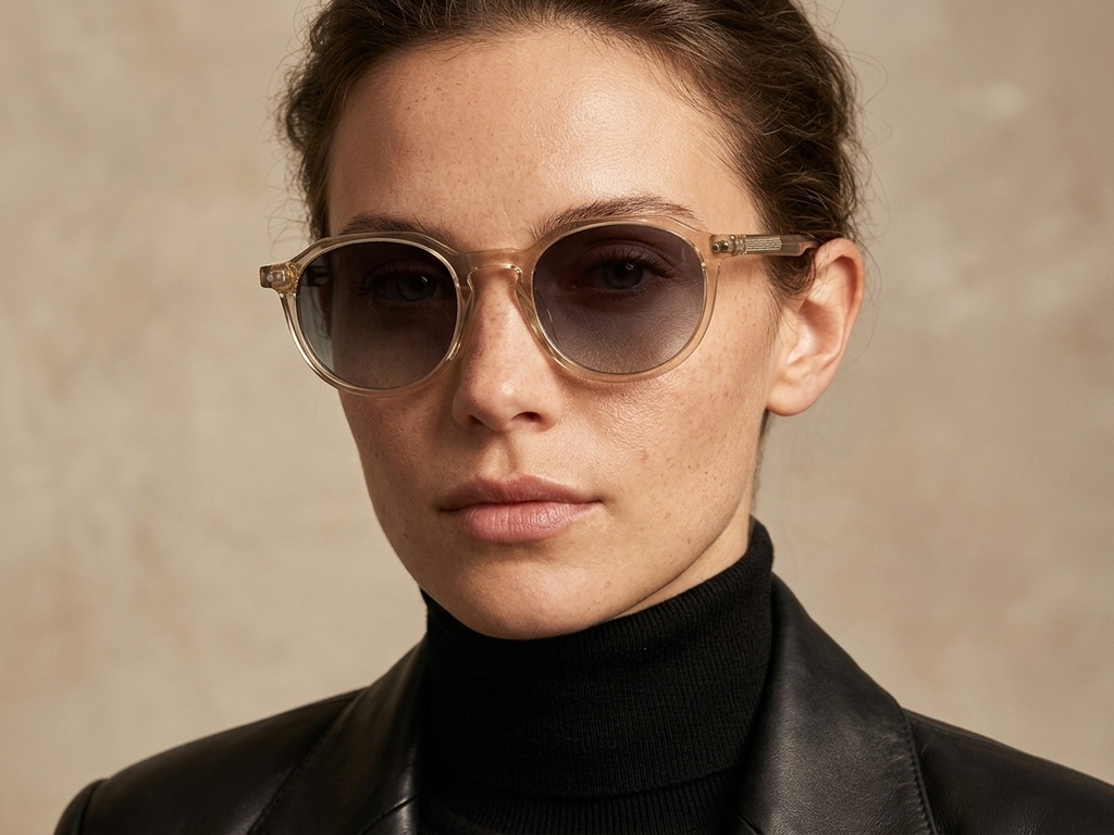 BS2607-0449_Yellow_Oval_Acetate_sunglasses_corner-tryon_female