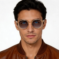 bs2607-0449_yellow_oval_acetate_sunglasses_model