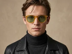 BS2607-0451_Yellow_Round_Acetate_sunglasses-tryon_male