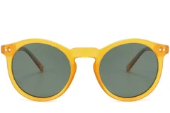 BS2607-0451_Yellow_Round_Acetate_sunglasses_front