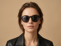 BS2607-0453_Black_Round_Acetate_sunglasses-tryon_female