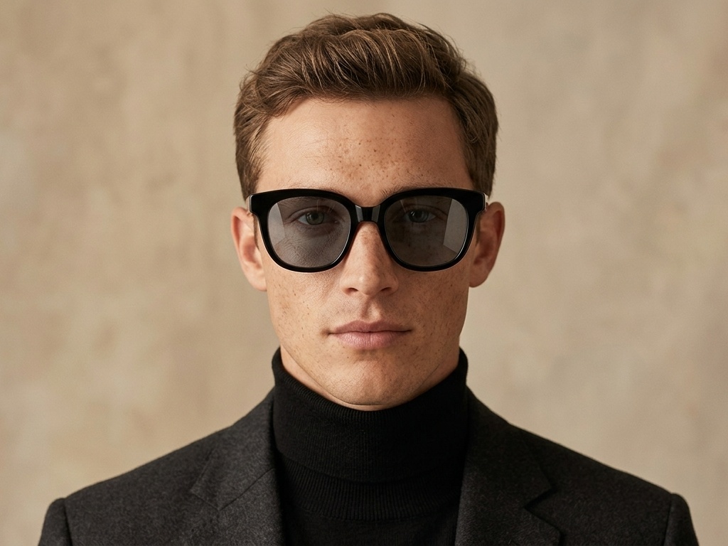 BS2607-0459_Black_Rectangular_Acetate_sunglasses-tryon_male
