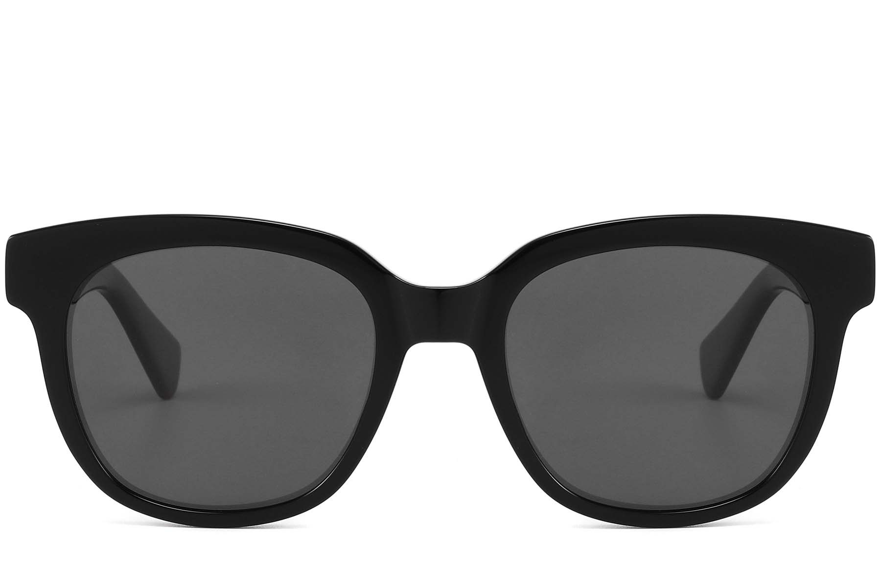 BS2607-0459_Black_Rectangular_Acetate_sunglasses_front
