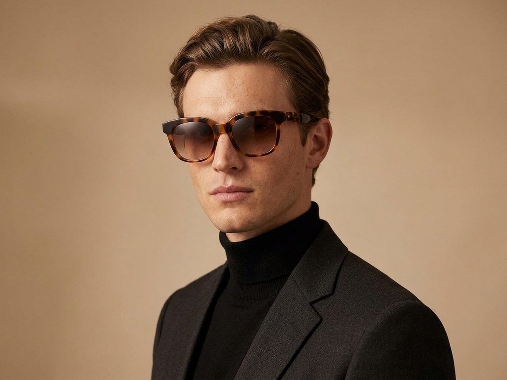 BS2607-0460_Tortoiseshell_Rectangular_Acetate_sunglasses-tryon_male