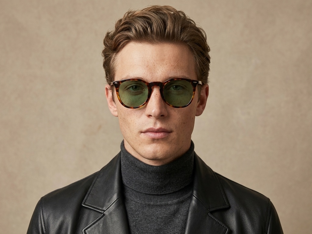 BS2607-0466_Tortoiseshell_Oval_Acetate_sunglasses-tryon_male