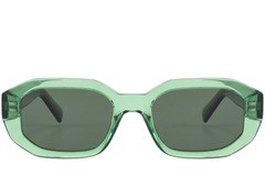 BS2607-0469_Green_Rectangular_Acetate_sunglasses_front