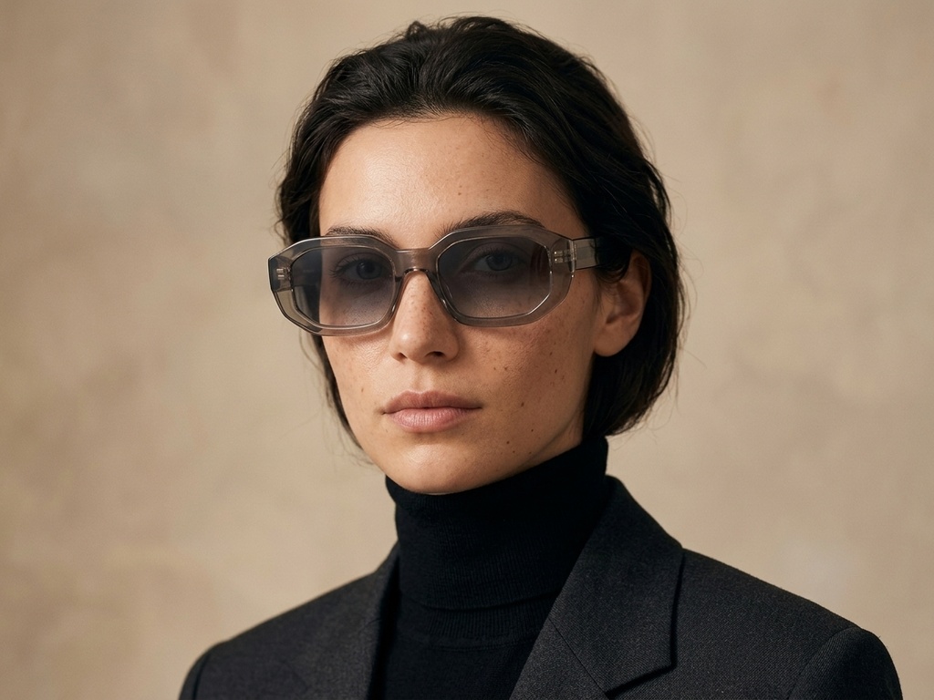BS2607-0470_Grey_Rectangular_Acetate_sunglasses-tryon_female