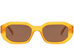 BS2607-0471_Yellow_Rectangular_Acetate_sunglasses_front