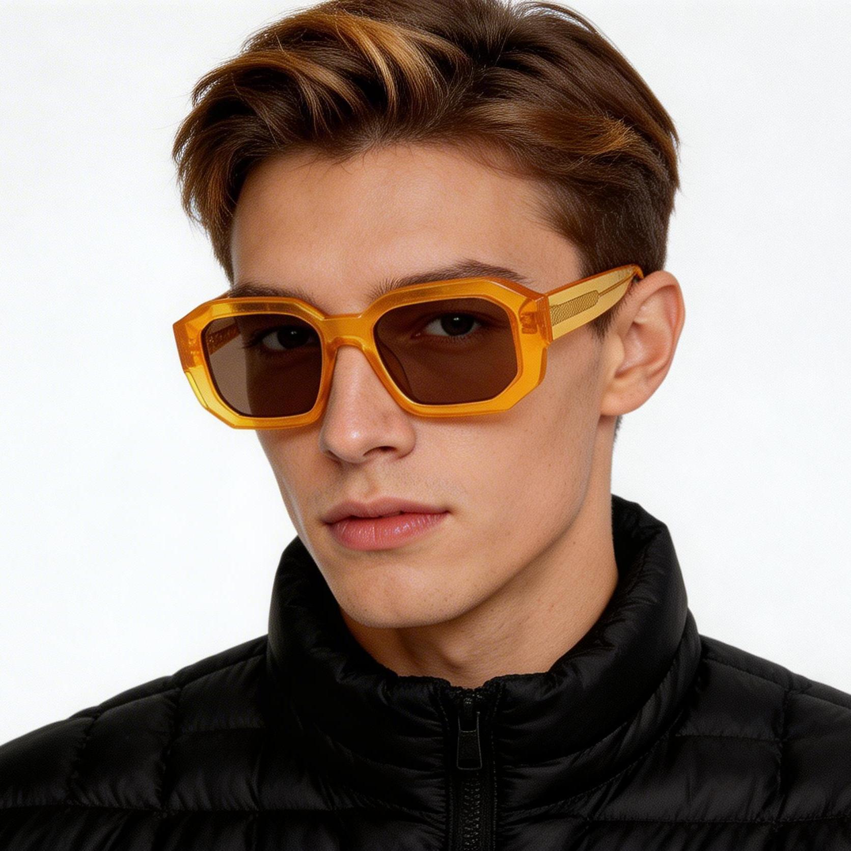 bs2607-0471_yellow_rectangular_acetate_sunglasses_model
