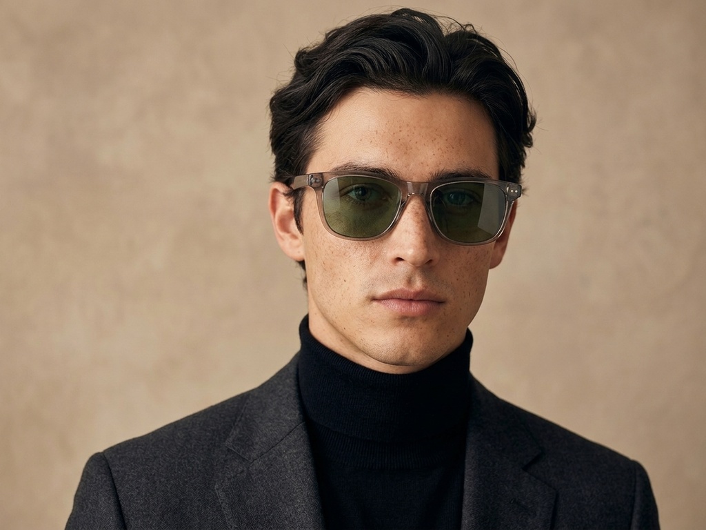 BS2607-0483_Grey_Rectangular_Acetate_sunglasses_corner-tryon_male