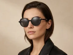 BS2607-0487_Black_Geometric_Acetate_sunglasses-tryon_female