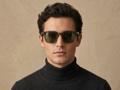 BS2607-0490_Green_Rectangular_Acetate_sunglasses_corner-tryon_male