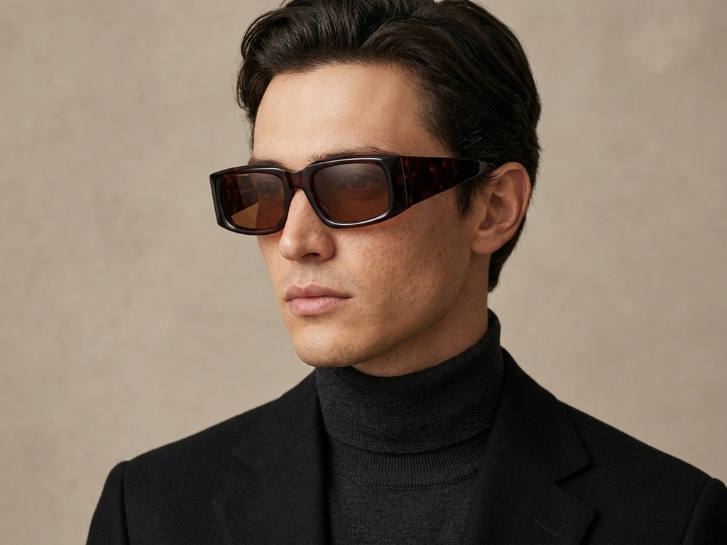 BS2607-0493_Tortoiseshell_Rectangular_Acetate_sunglasses-tryon_male