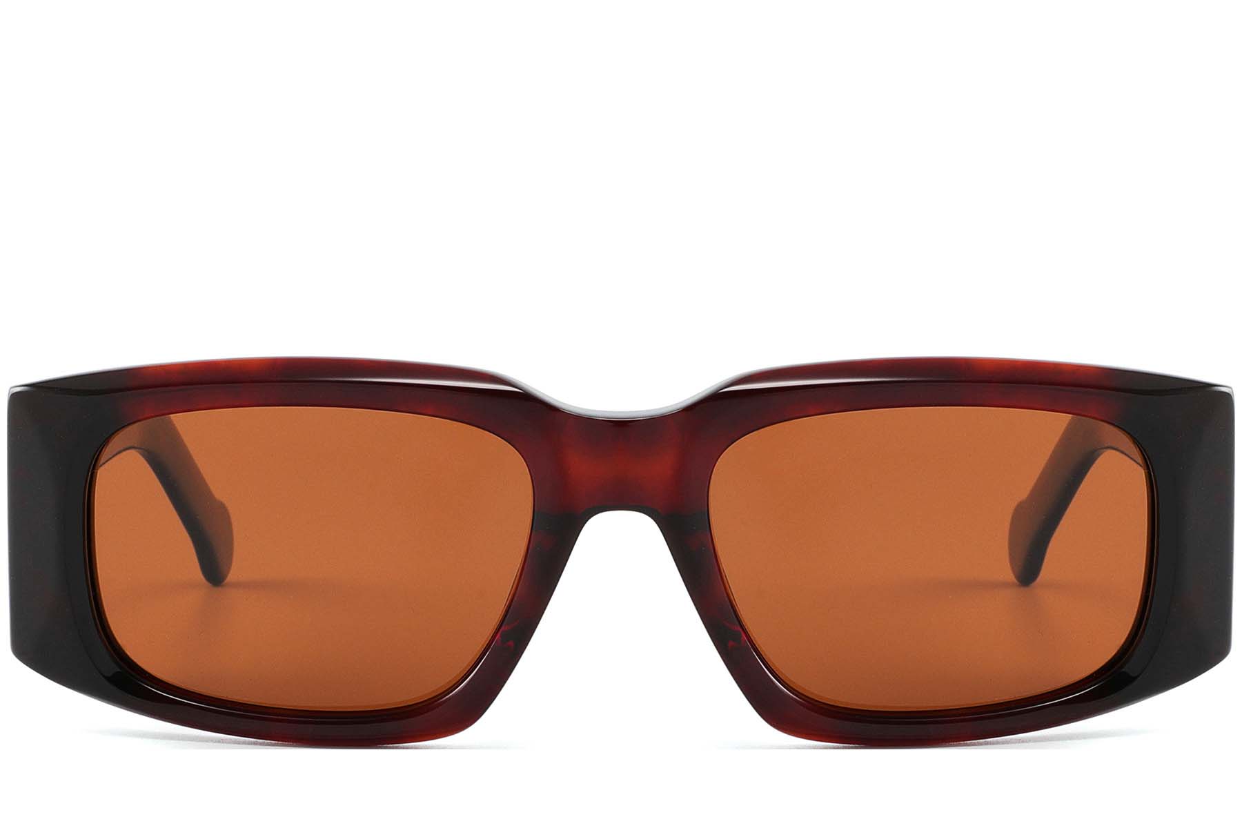 BS2607-0493_Tortoiseshell_Rectangular_Acetate_sunglasses_front