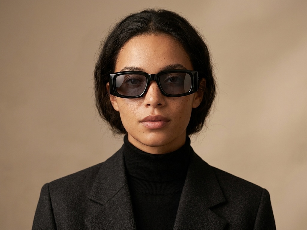 BS2607-0494_Black_Rectangular_Acetate_sunglasses_corner-tryon_female