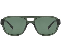 BS2607-0501_Green_Aviator_Acetate_sunglasses_front