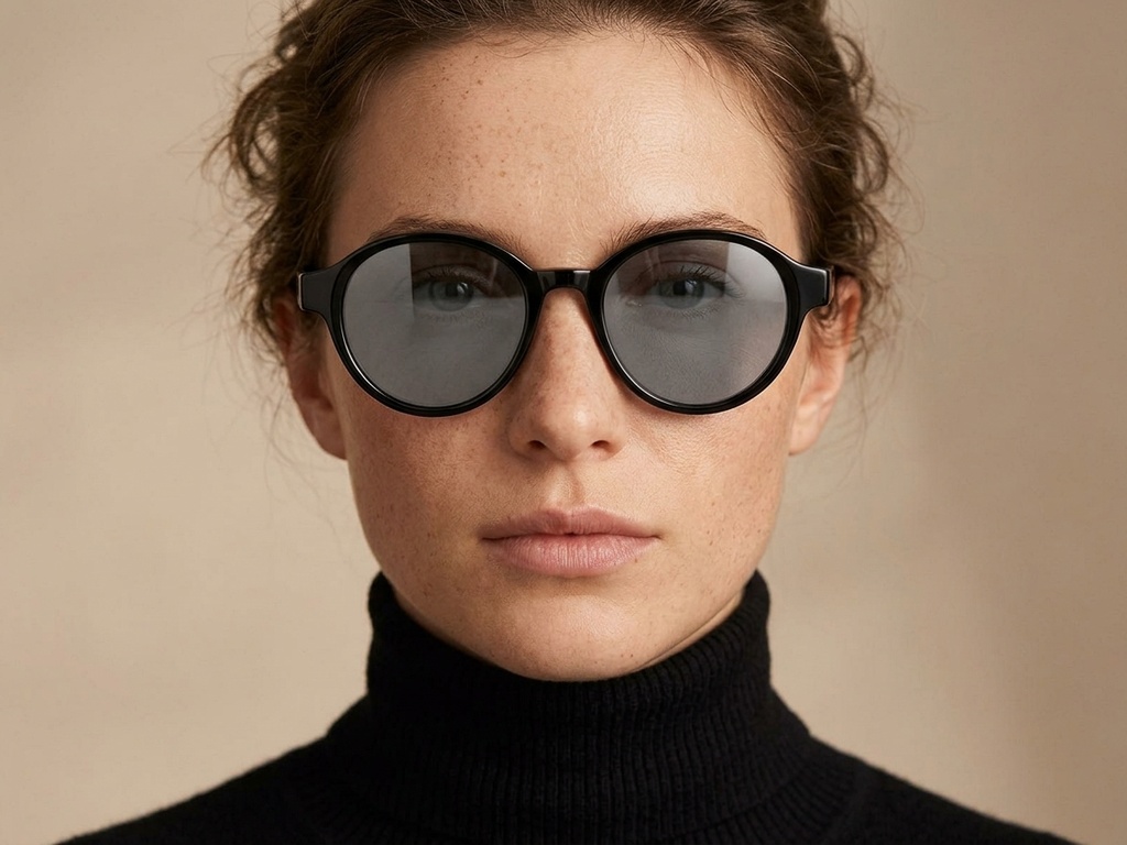 BS2607-0515_Black_Round_Acetate_sunglasses-tryon_female
