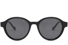 BS2607-0515_Black_Round_Acetate_sunglasses_front