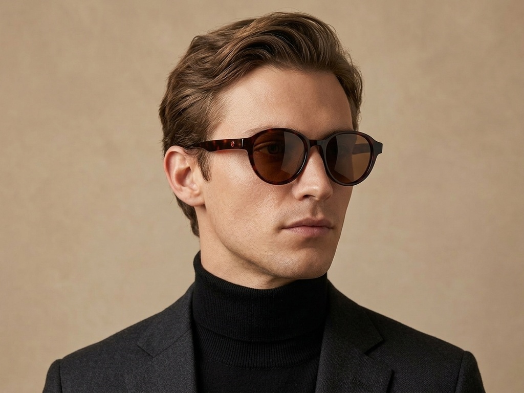 BS2607-0516_Tortoiseshell_Round_Acetate_sunglasses_corner-tryon_male