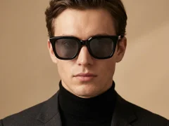 BS2607-0517_Black_Rectangular_Acetate_sunglasses-tryon_male