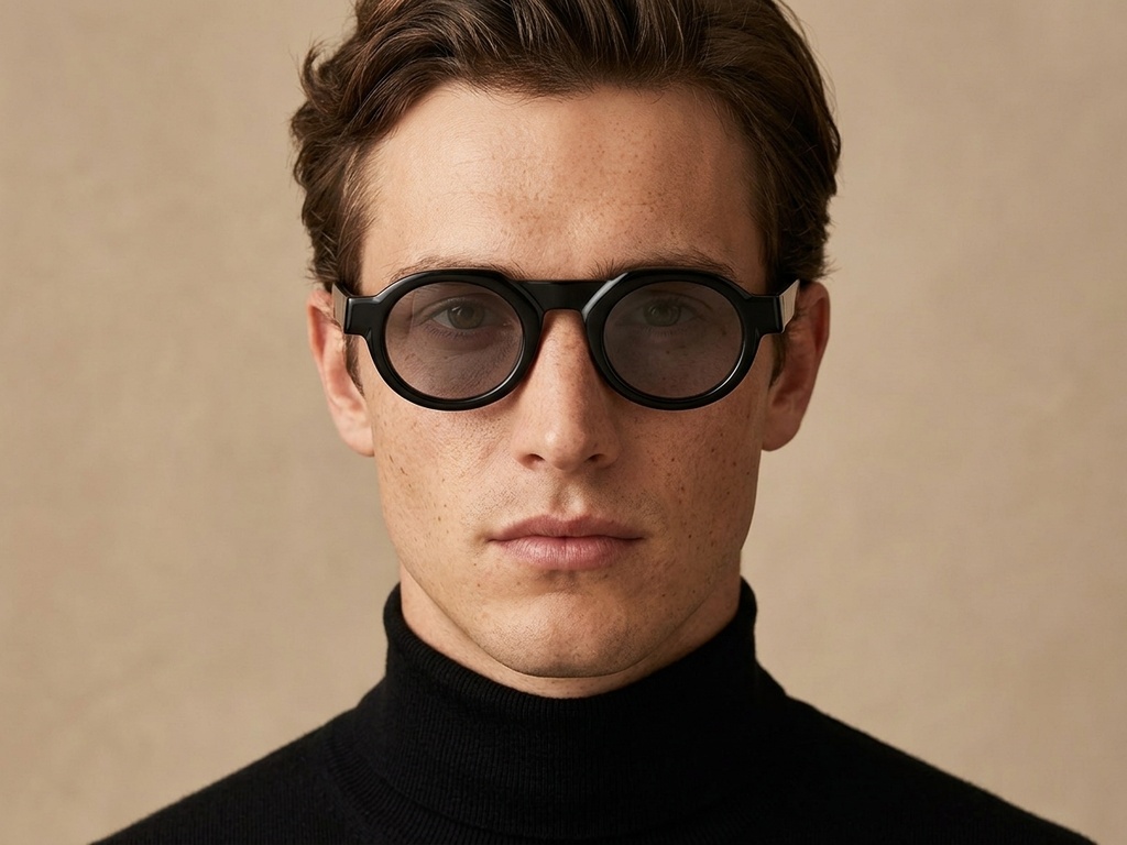 BS2607-0520_Black_Round_Acetate_sunglasses_corner-tryon_male