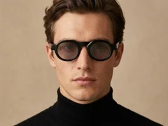 BS2607-0520_Black_Round_Acetate_sunglasses_corner-tryon_male