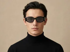 BS2607-0533_Black_Geometric_Acetate_sunglasses-tryon_male