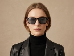 BS2607-0535_Black_Rectangular_Acetate_sunglasses-tryon_female