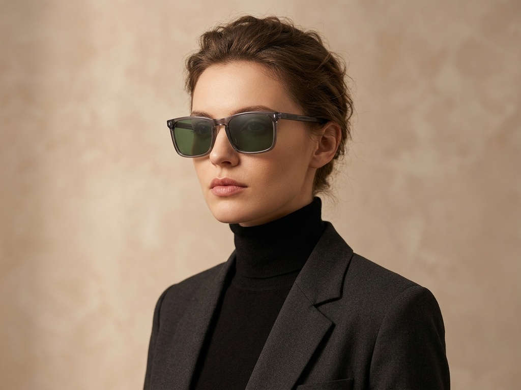 BS2607-0536_Grey_Rectangular_Acetate_sunglasses_corner-tryon_female