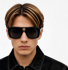 BS2607-0541_Black_Aviator_Acetate_sunglasses_model