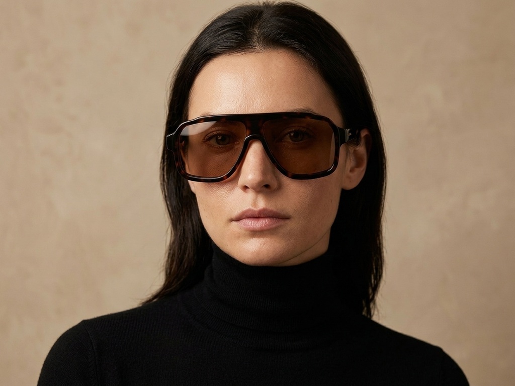 BS2607-0545_Tortoiseshell_Aviator_Acetate_sunglasses-tryon_female