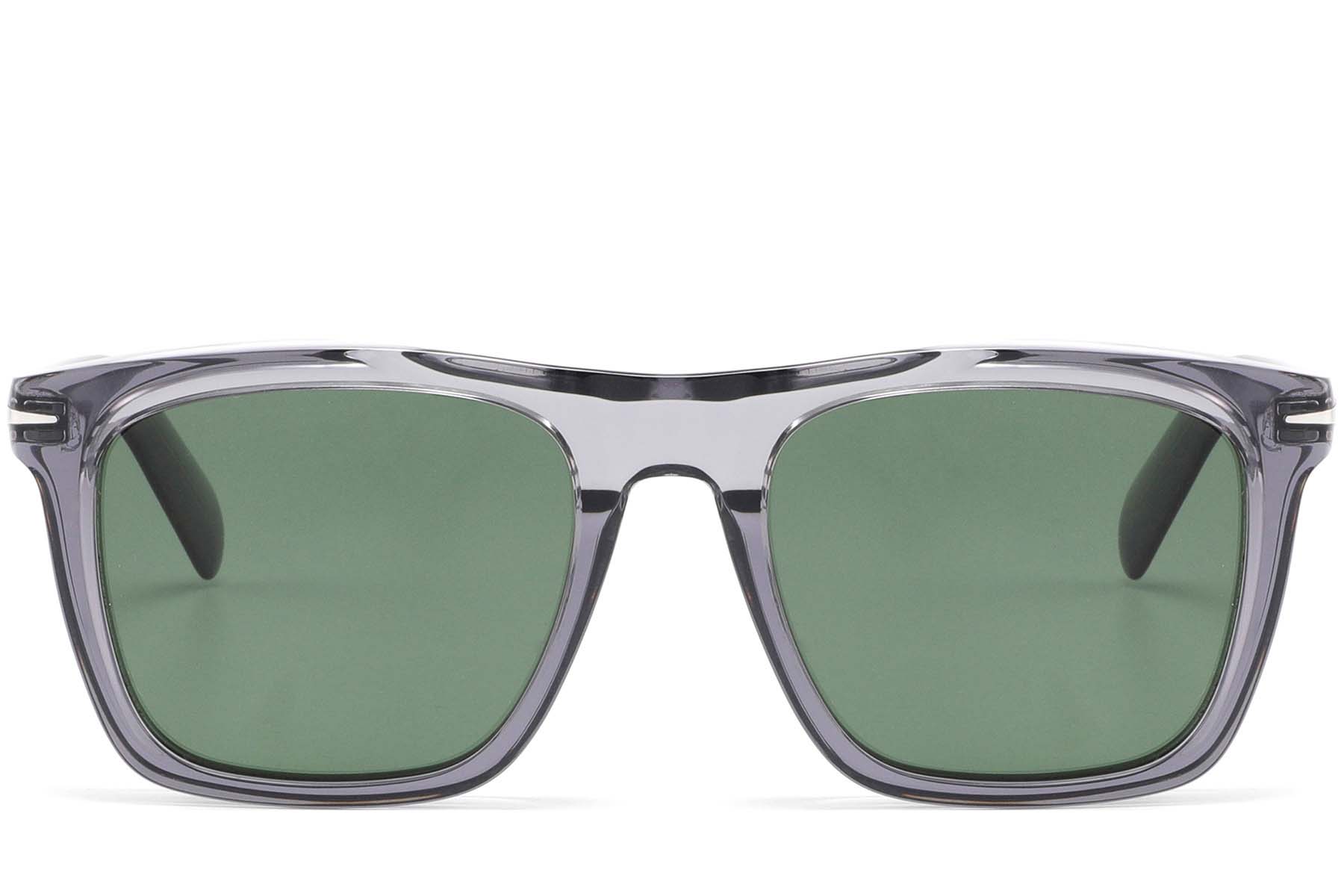 BS2607-0549_Grey_Rectangular_Acetate_sunglasses_front