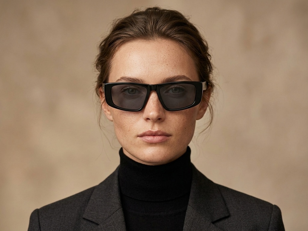 BS2607-0553_Black_Rectangular_Acetate_sunglasses_corner-tryon_female