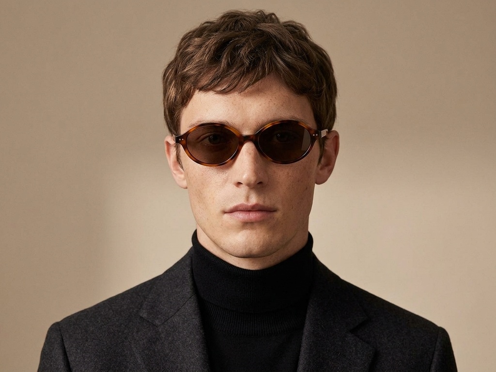 BS2607-0557_Tortoiseshell_Oval_Acetate_sunglasses_corner-tryon_male