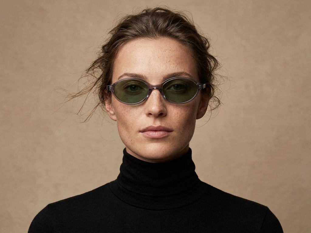 BS2607-0559_Grey_Oval_Acetate_sunglasses-tryon_female