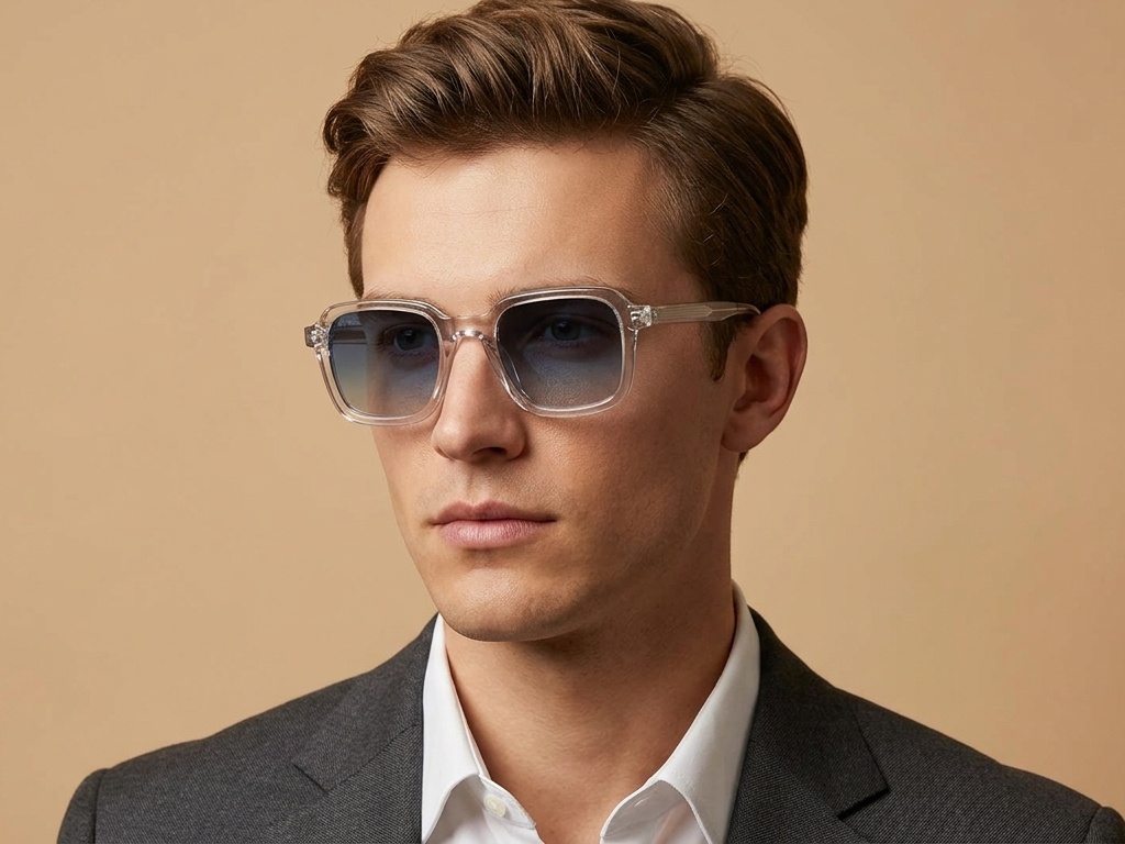 BS2607-0570_Transparent_Rectangular_Acetate_sunglasses_corner-tryon_male