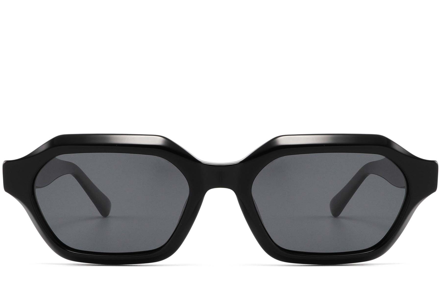 BS2607-0571_Black_Geometric_Acetate_sunglasses_front