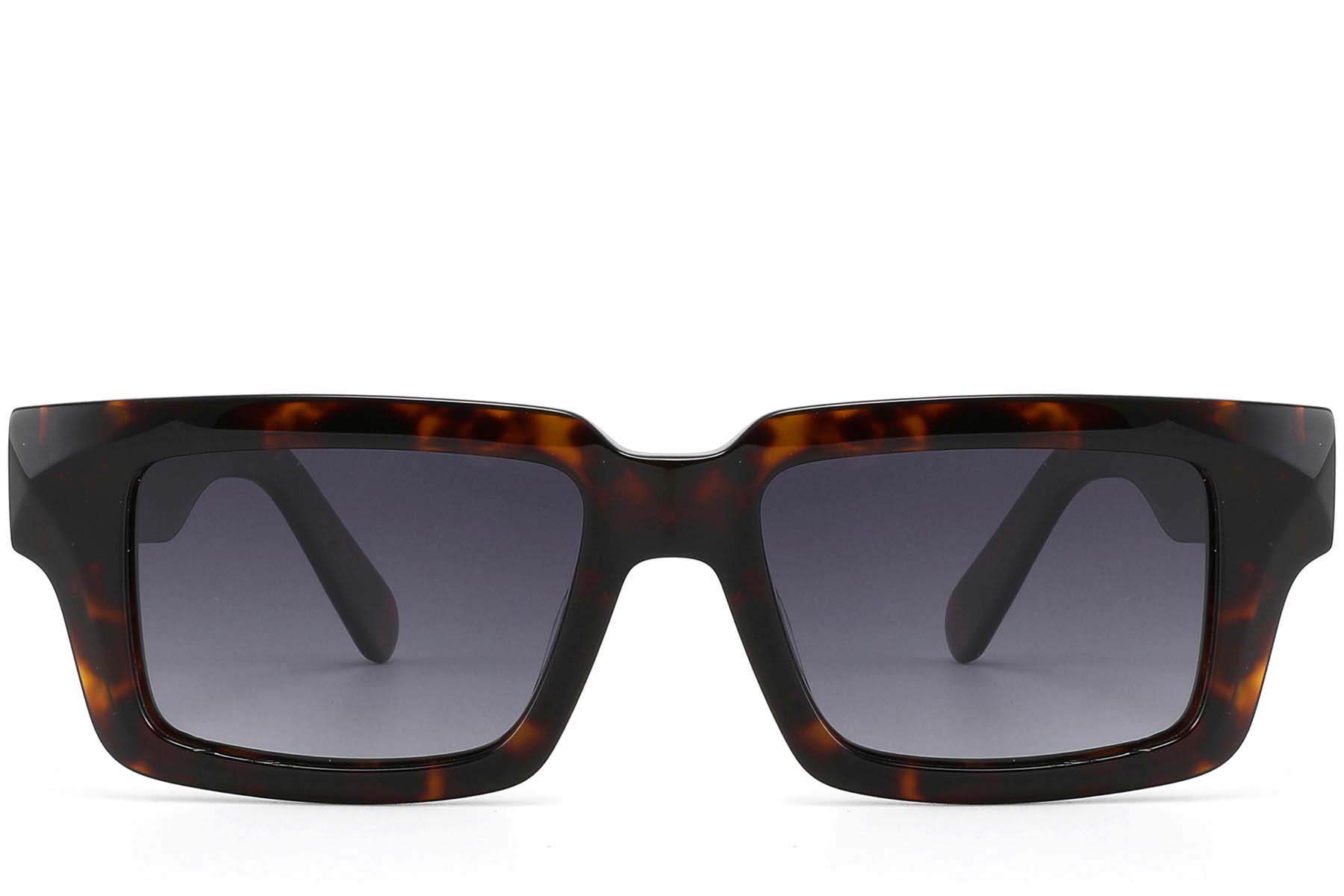 BS2607-0578_Tortoiseshell_Rectangular_Acetate_sunglasses_front