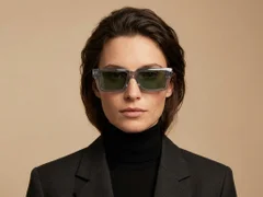 BS2607-0579_Grey_Rectangular_Acetate_sunglasses-tryon_female